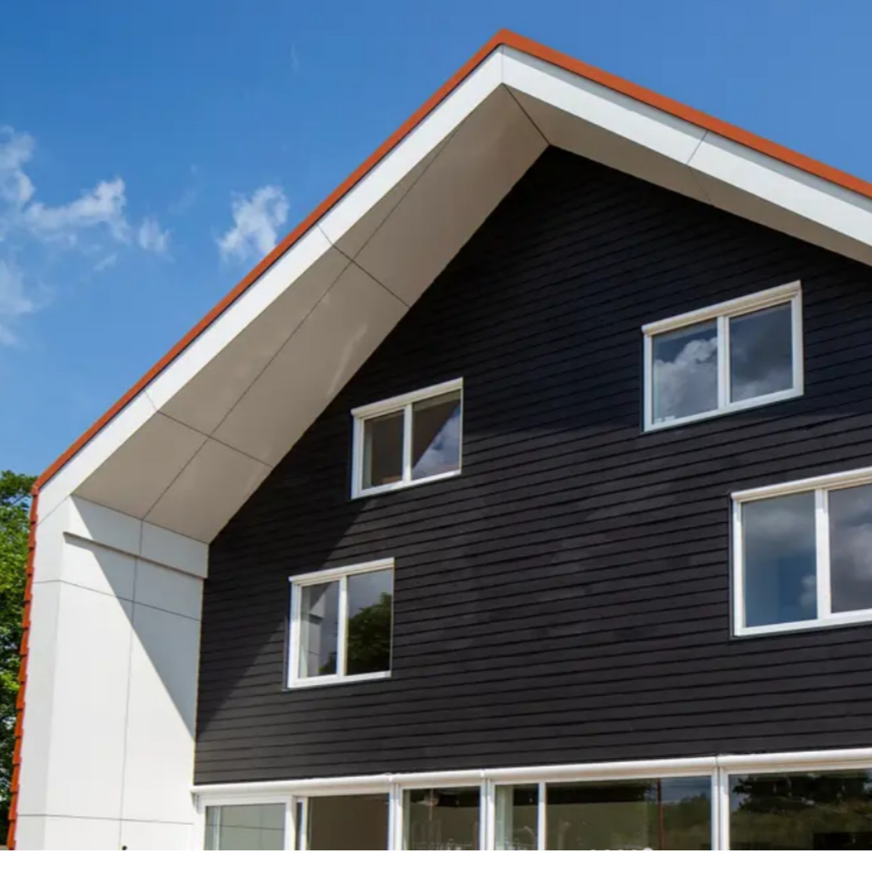 HardiePlank® Gevelbekleding Cedar Houtnerf Midnight Black